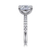 Winslow - 14K White Gold Elongated Cushion Diamond Engagement Ring - 0.38 ct