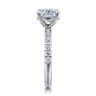 Winslow - 14K White Gold Elongated Cushion Diamond Engagement Ring - 0.35 ct