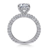 Ivonne - 14K White Gold Diamond Engagement Ring - 1.32 ct