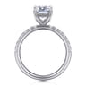 Winslow - 14K White Gold Emerald Cut Diamond Engagement Ring - 0.36 ct