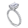 Winslow - 14K White Gold Emerald Cut Diamond Engagement Ring - 0.36 ct