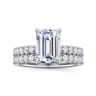 Winslow - 14K White Gold Emerald Cut Diamond Engagement Ring - 0.36 ct