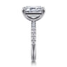 Winslow - 14K White Gold Emerald Cut Diamond Engagement Ring - 0.4 ct