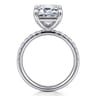 Winslow - 14K White Gold Emerald Cut Diamond Engagement Ring - 0.4 ct