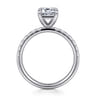Winslow - 14K White Gold Emerald Cut Diamond Engagement Ring - 0.35 ct