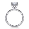 Winslow - 14K White Gold Emerald Cut Diamond Engagement Ring - 0.35 ct