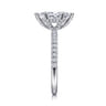 Ulani - 14K White Gold Marquise Diamond Engagement Ring - 0.31 ct