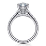 Sarita - 14K White Gold Marquise Shape Diamond Engagement Ring - 1 ct