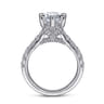 Sarita - 14K White Gold Marquise Shape Diamond Engagement Ring - 1 ct