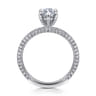 Alinna - 14K White Gold Marquise Shape Diamond Engagement Ring - 0.7 ct
