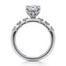 Joplin - 14K White Gold Marquise Shape Diamond Engagement Ring - 0.17 ct
