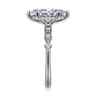 Joplin - 14K White Gold Marquise Shape Diamond Engagement Ring - 0.17 ct