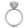 Winslow - 14K White Gold Marquise Shape Diamond Engagement Ring - 0.35 ct
