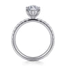 Winslow - 14K White Gold Marquise Shape Diamond Engagement Ring - 0.35 ct