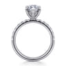 Winslow - 14K White Gold Marquise Shape Diamond Engagement Ring - 0.5 ct