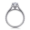 Luciole - 14K White Gold Marquise Shape Diamond Engagement Ring - 0.6 ct