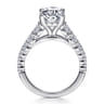 Taylor - 14K White Gold Oval Diamond Engagement Ring - 0.95 ct