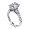 Taylor - 14K White Gold Oval Diamond Engagement Ring - 0.95 ct