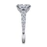 Taylor - 14K White Gold Oval Diamond Engagement Ring - 0.95 ct