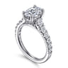 Piper - 14K White Gold Oval Diamond Engagement Ring - 0.78 ct