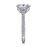 Charleston - 14K White Gold Oval Diamond Engagement Ring - 0.55 ct