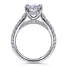 14K White Gold Diamond Engagement Ring - 1.03 ct