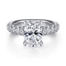 Charleston - 14K White Gold Diamond Engagement Ring - 1.55 ct