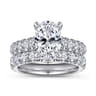 Charleston - 14K White Gold Diamond Engagement Ring - 1.55 ct