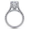 Sarita - 14K White Gold Oval Diamond Engagement Ring - 1 ct