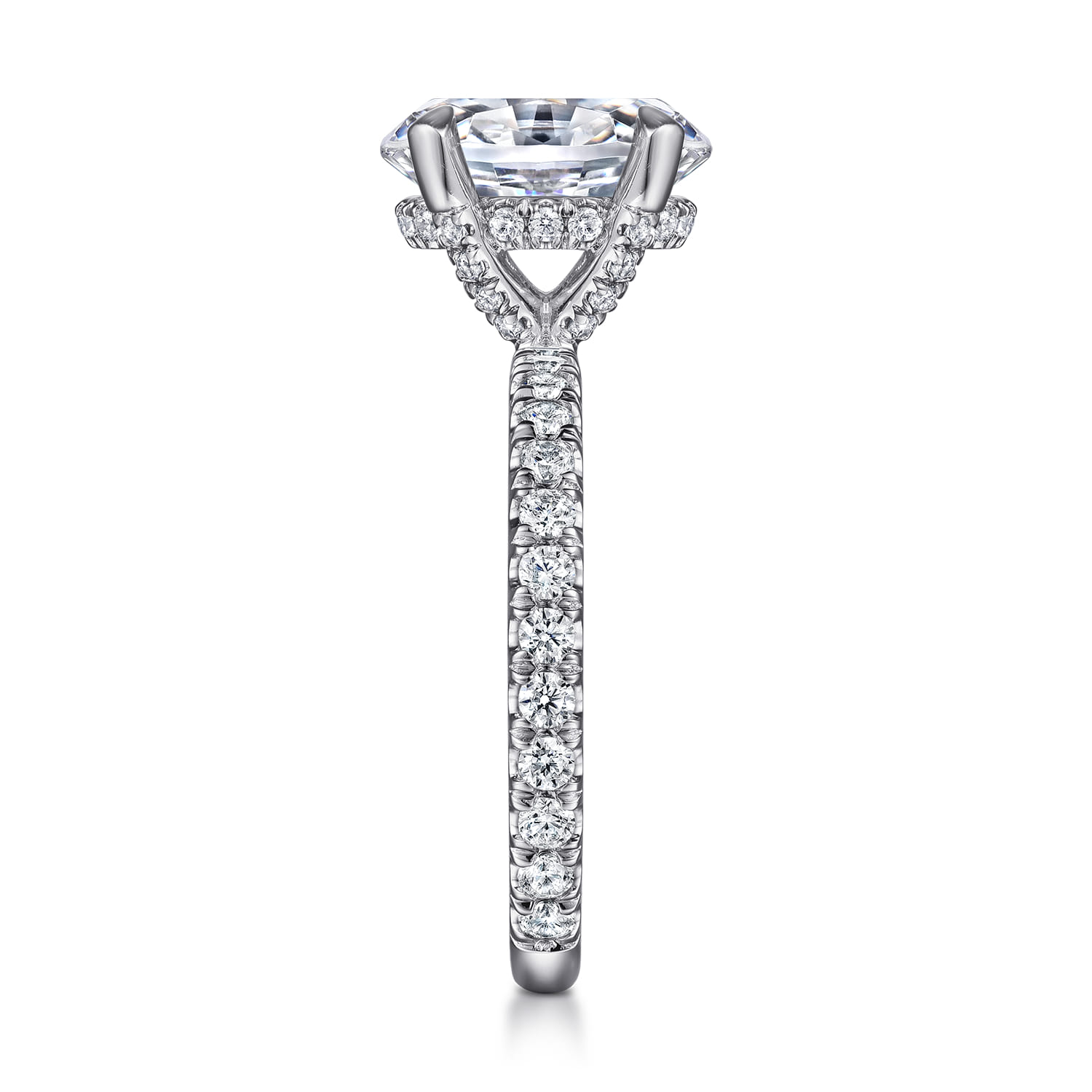 Wallis - 14K Yellow Gold Oval Diamond Engagement Ring - 0.75 ct - Shot 5