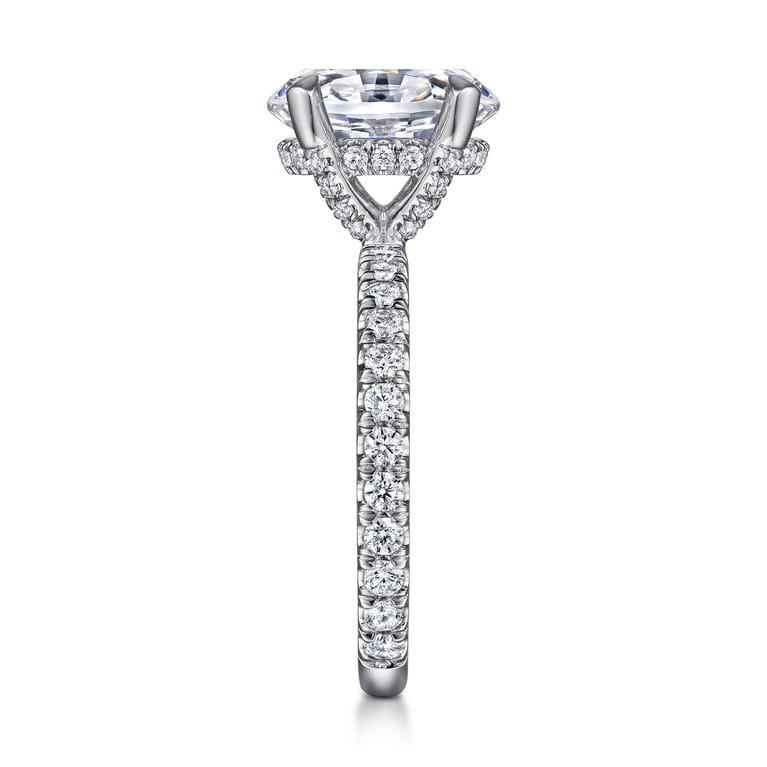 Wallis - 14K Yellow Gold Oval Diamond Engagement Ring - 0.75 ct - Shot 5