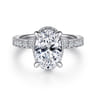 Yale - 14K White Gold Diamond Engagement Ring - 0.77 ct