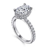 Yale - 14K White Gold Diamond Engagement Ring - 0.77 ct