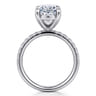 Winslow - 14K White Gold Oval Diamond Engagement Ring - 0.4 ct