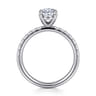 Winslow - 14K White Gold Oval Diamond Engagement Ring - 0.35 ct