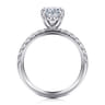 Winslow - 14K White Gold Oval Diamond Engagement Ring - 0.35 ct