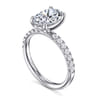 Winslow - 14K White Gold Oval Diamond Engagement Ring - 0.35 ct