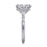 Carinna - 14K White Gold Oval Diamond Engagement Ring - 0.23 ct