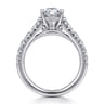 Piper - 14K White Gold Pear Shape Diamond Engagement Ring - 0.77 ct