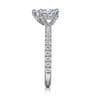Ulani - 14K White Gold Pear Shape Diamond Engagement Ring - 0.51 ct