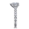 Sarita - 14K White Gold Pear Shape Diamond Engagement Ring - 0.95 ct
