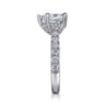Sarita - 14K White Gold Pear Shape Diamond Engagement Ring - 0.95 ct