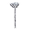 Aline - 14K White Gold Pear Shape Diamond Engagement Ring - 0.3 ct