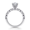 Lanna - 14K White Gold Pear Shape Diamond Engagement Ring - 0.3 ct