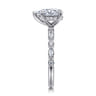 Lanna - 14K White Gold Pear Shape Diamond Engagement Ring - 0.3 ct