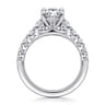 Emberlie - 14K White Gold Pear Shape Diamond Engagement Ring - 0.5 ct