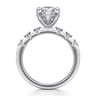 Joplin - 14K White Gold Pear Shape Diamond Engagement Ring - 0.17 ct