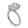 Winslow - 14K White Gold Pear Shape Diamond Engagement Ring - 0.35 ct