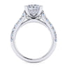 Piper - 14K White Gold Princess Cut Diamond Engagement Ring - 0.77 ct