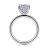 Stasia - 14K White Gold Princess Cut Diamond Engagement Ring - 0.23 ct